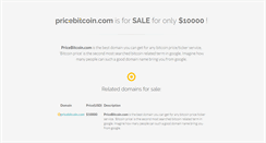 Desktop Screenshot of pricebitcoin.com